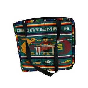 VINTAGE GUATEMALA NEEDLE POINT BOHO‎ LIGHTWEIGHT PURSE/TOTE NWOT UNBRANDED